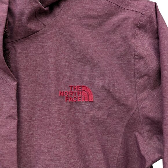 The North Face Venture 2 Fig Heather Burgundy Purple Maroon Rain Jacket Small S - Picture 4 of 7